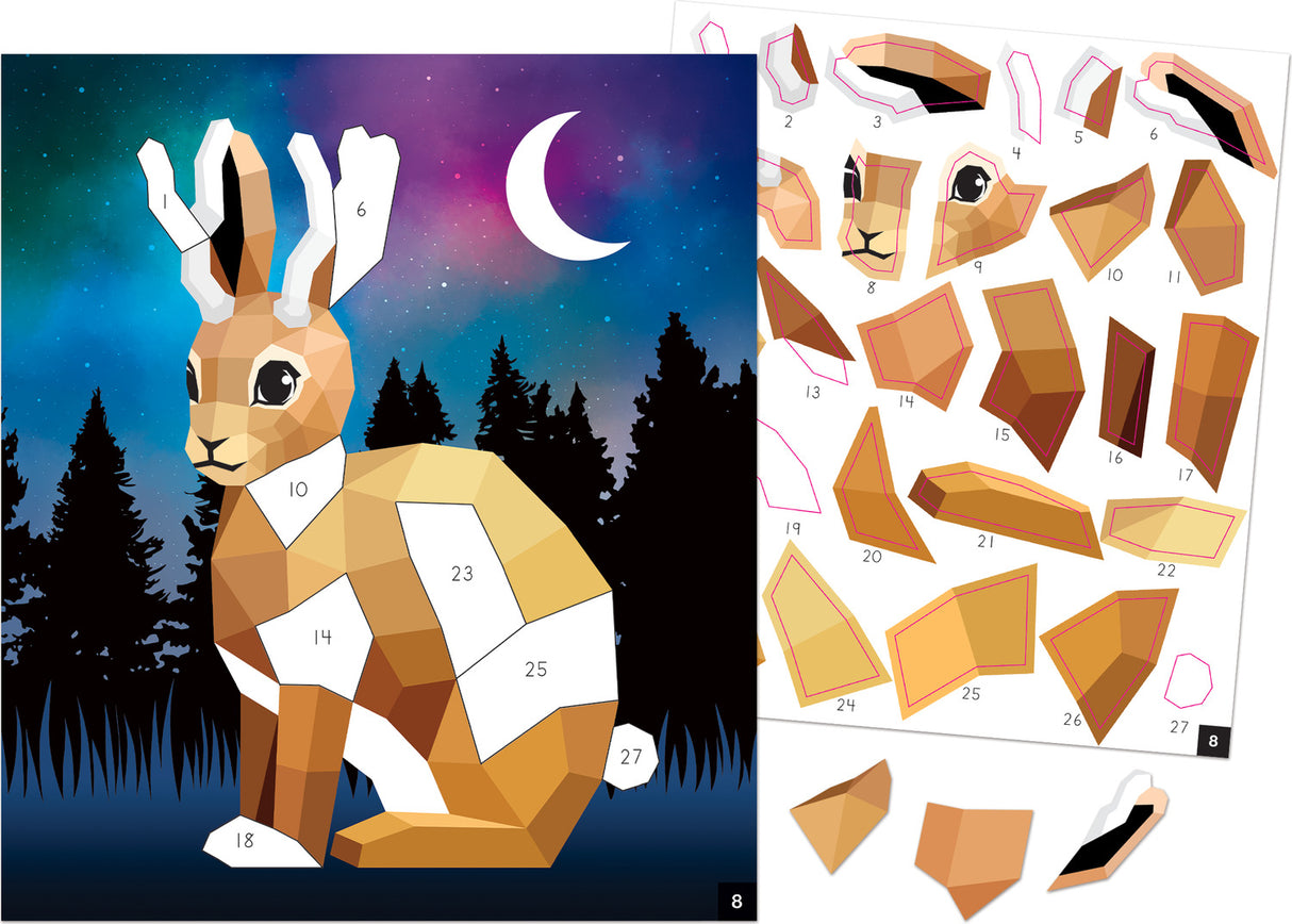 Magical Creatures Modern Mosaics Stick to the Numbers