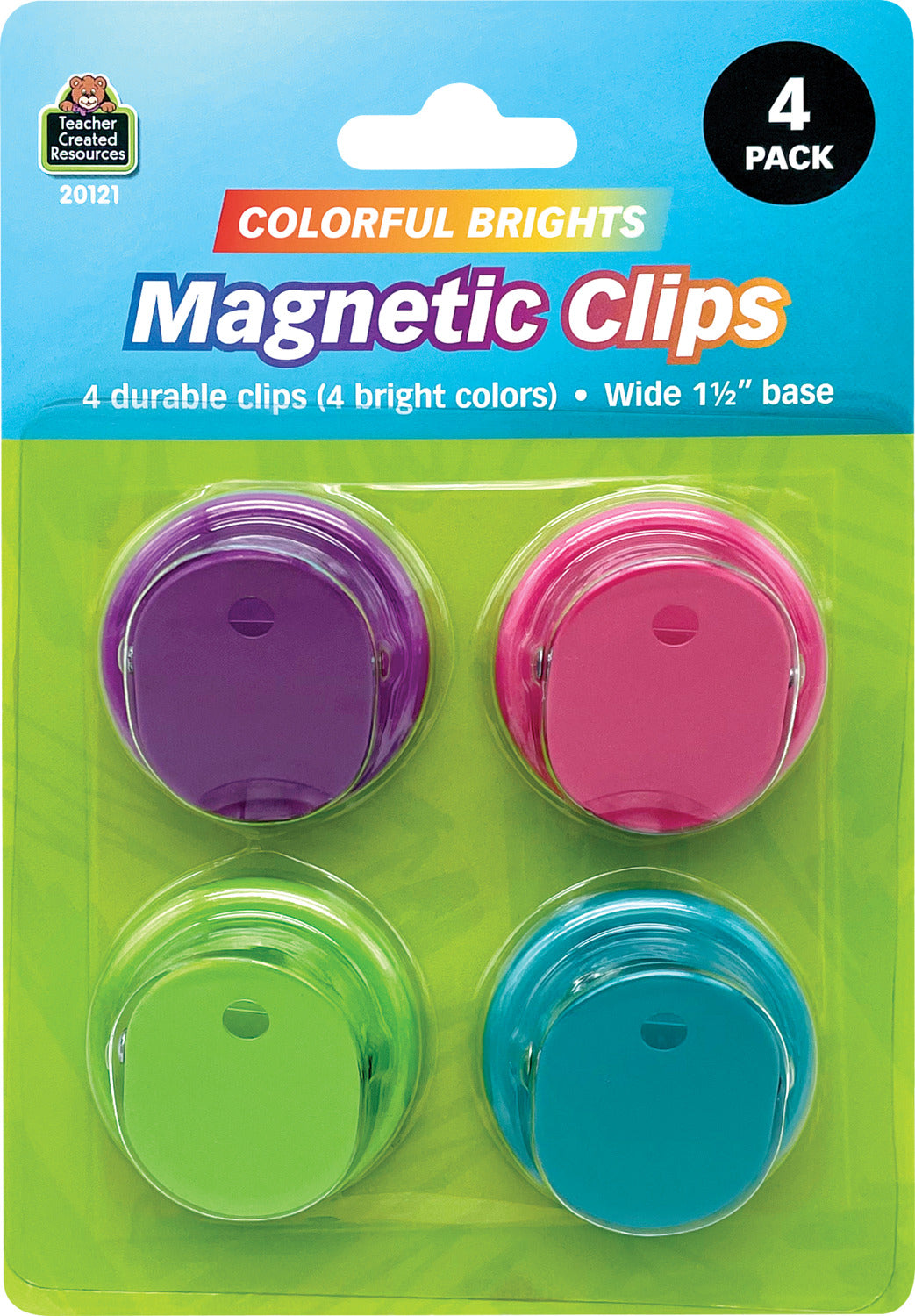 Colorful Brights Magnetic Clips