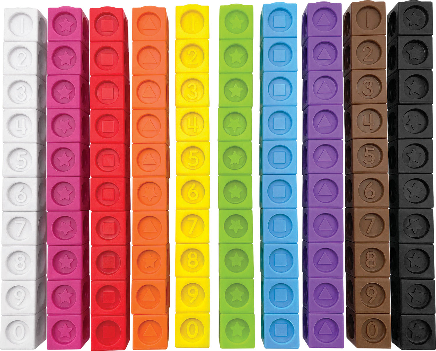 Numbers and Shapes Connecting Cubes