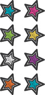Chalkboard Brights Stars Mini Stickers
