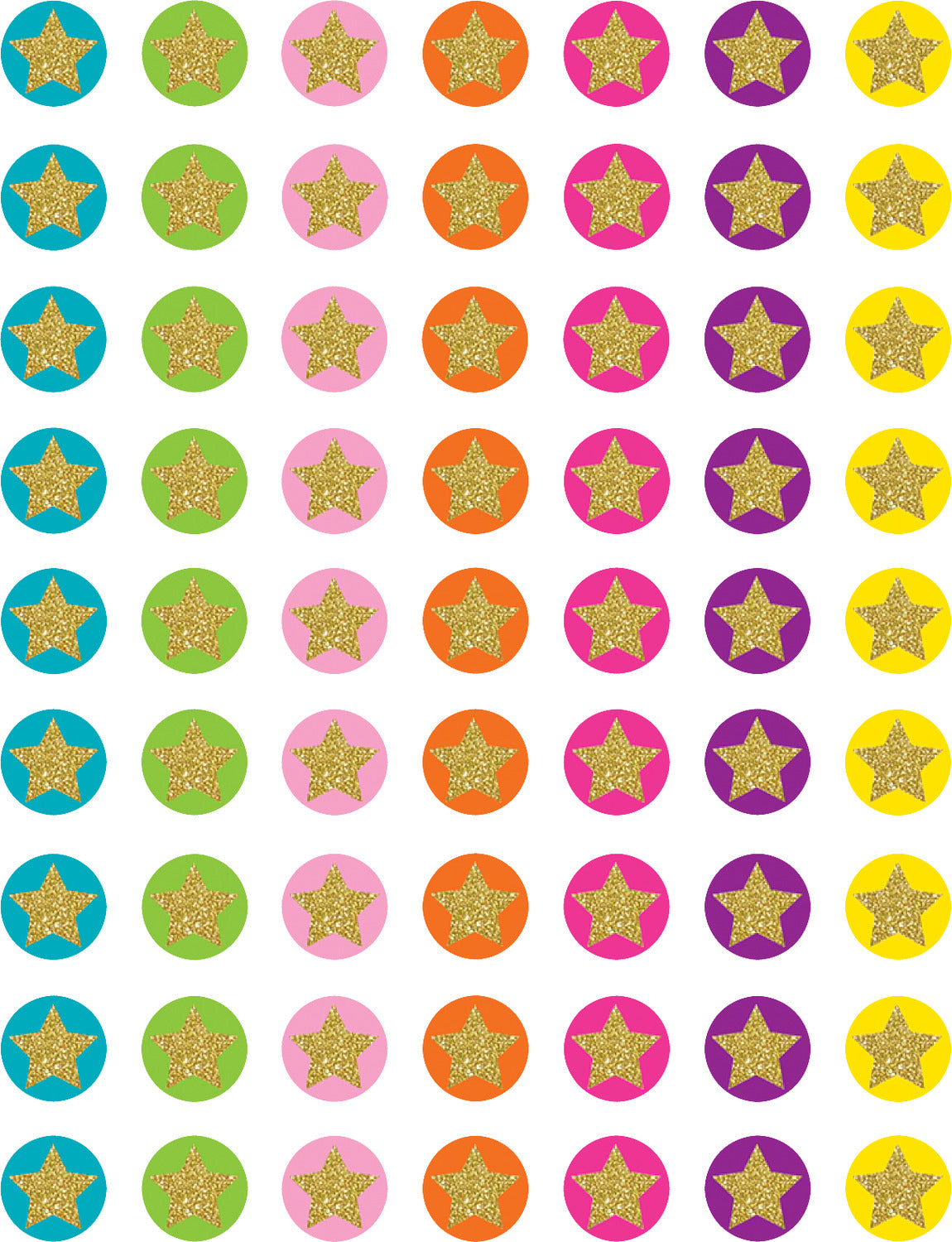 Confetti Stars Mini Stickers