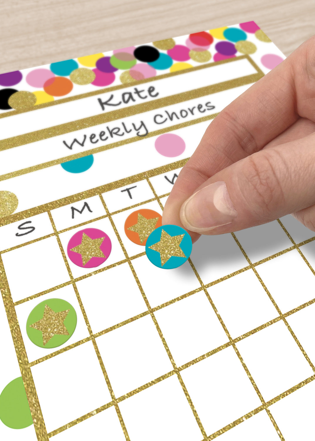 Confetti Stars Mini Stickers