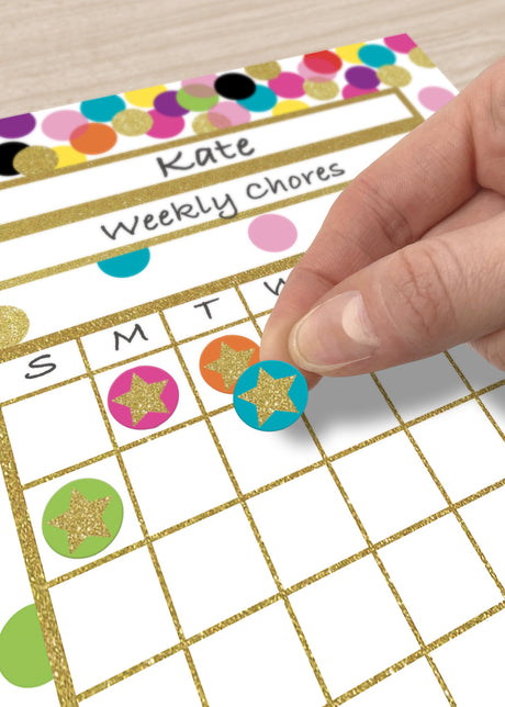 Confetti Stars Mini Stickers