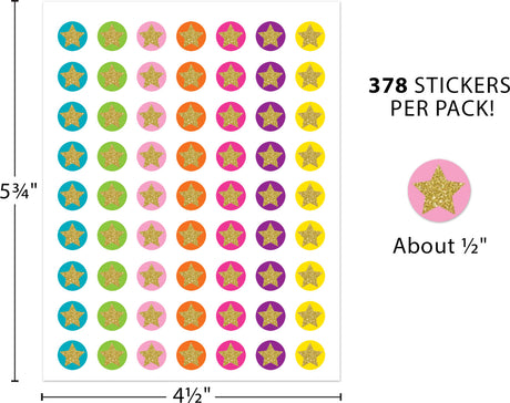 Confetti Stars Mini Stickers