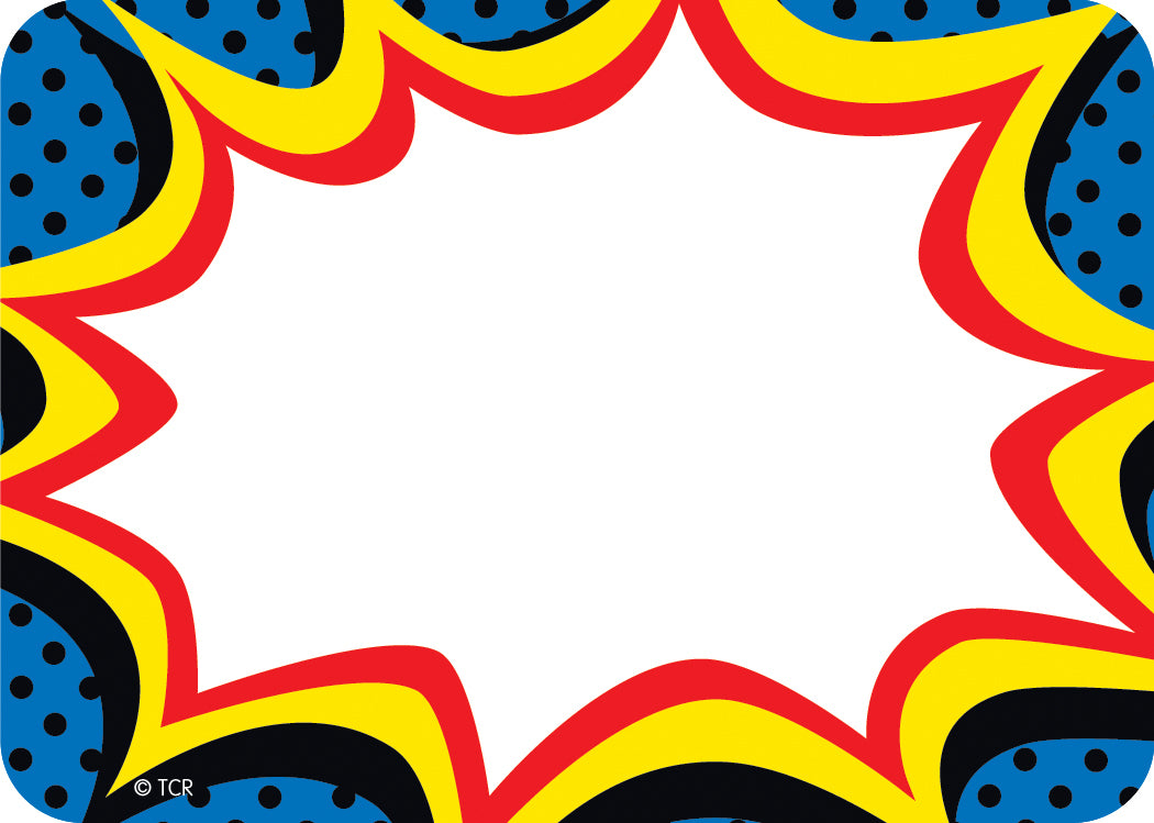 Superhero Name Tags/Labels - Multi-Pack