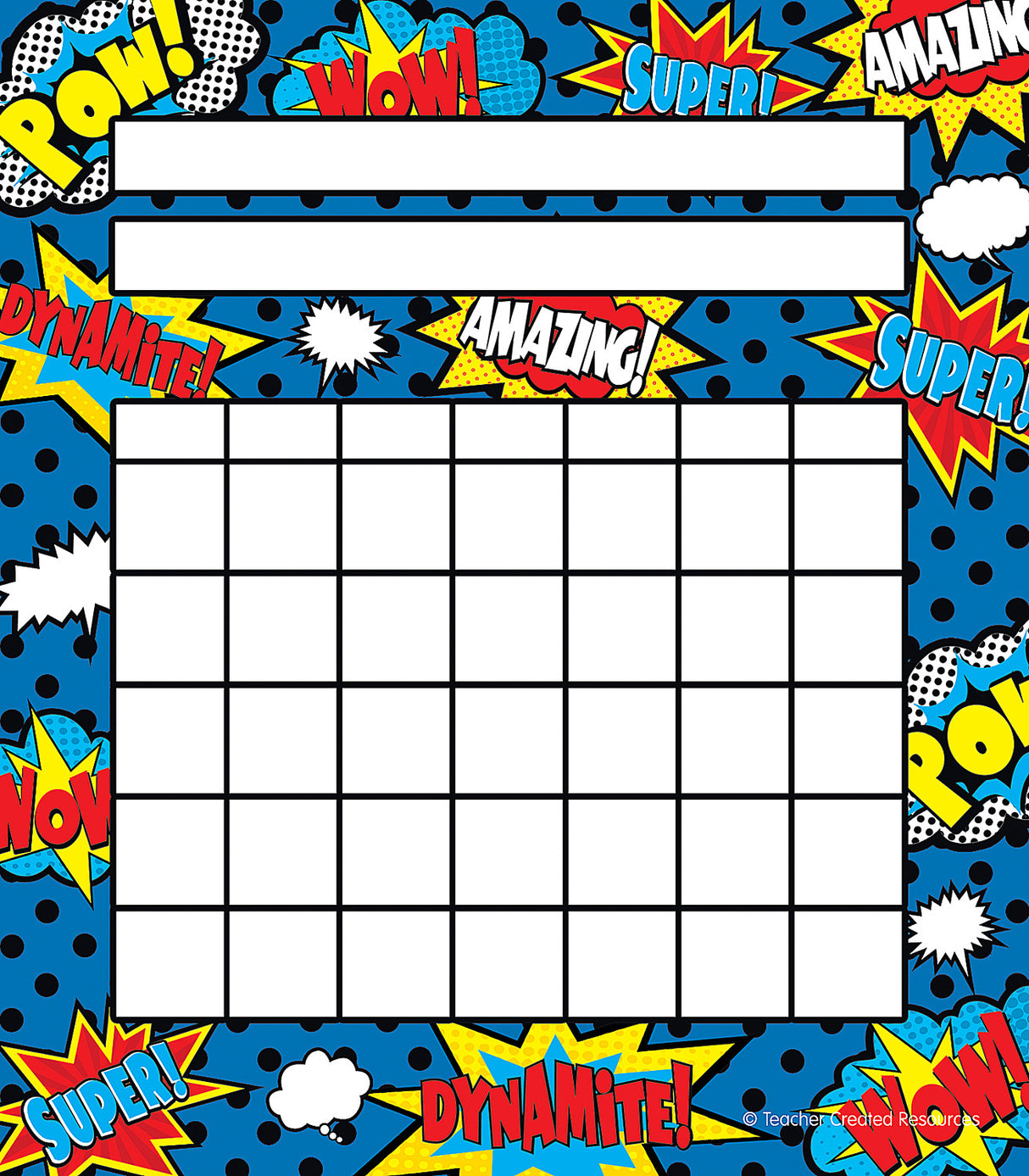 Superhero Incentive Charts