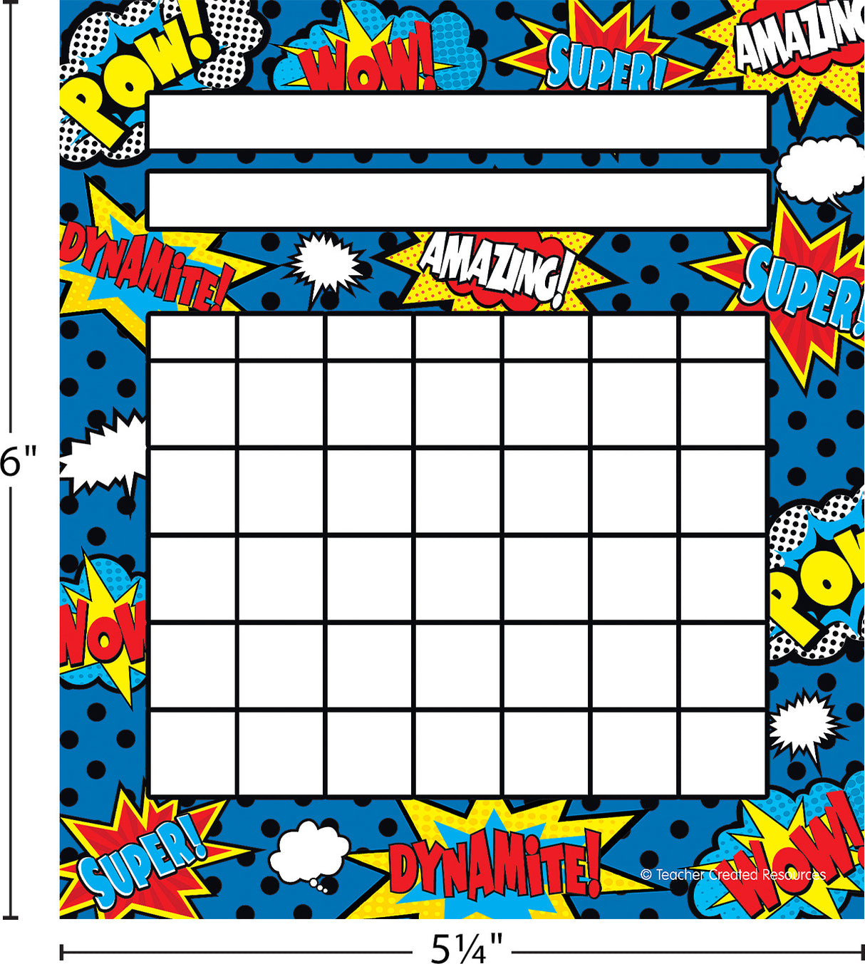Superhero Incentive Charts