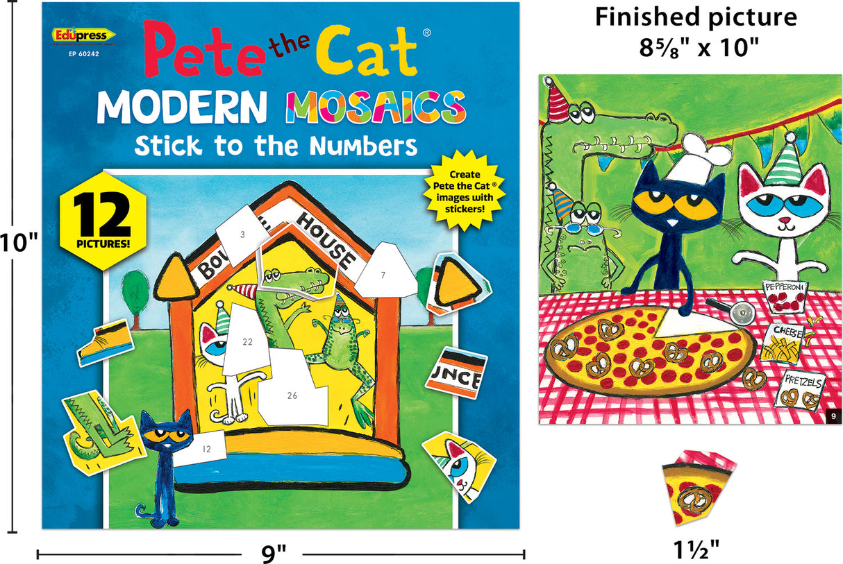 Pete the Cat® Modern Mosaics Stick to the Numbers
