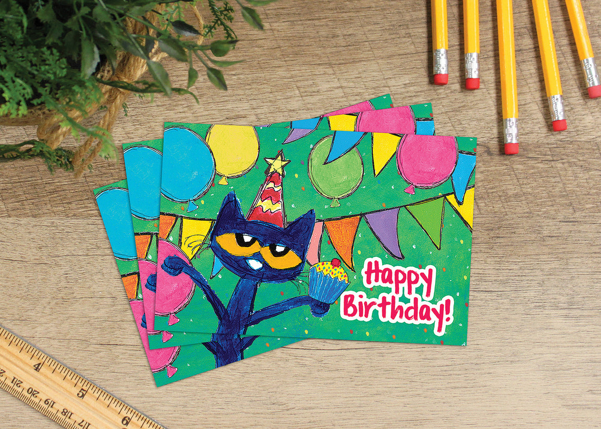 Pete the Cat® Happy Birthday Postcards