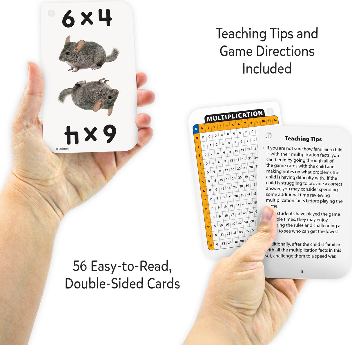 Math War Multiplication Flash Cards