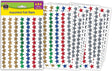 Assorted Foil Stars Stickers Valu-Pak