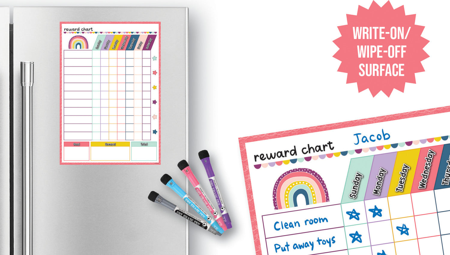 Oh Happy Day Dry-Erase Magnetic Reward Chart