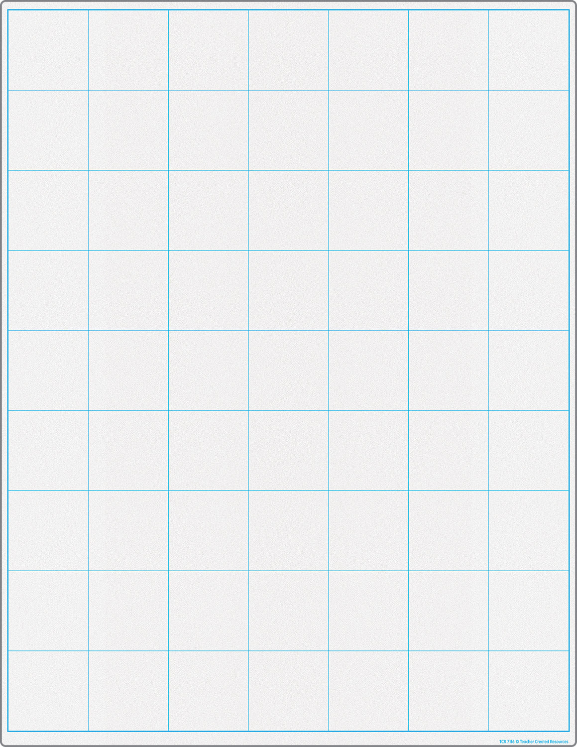 Graphing Grid Large Squares Write-On/Wipe-Off Chart