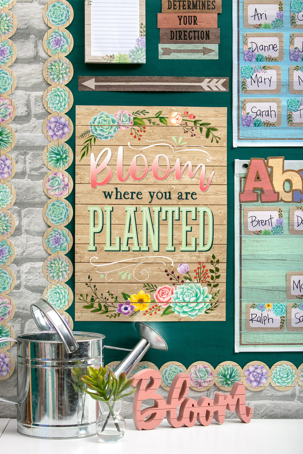 Bloom Where You Are Planted Positive Poster