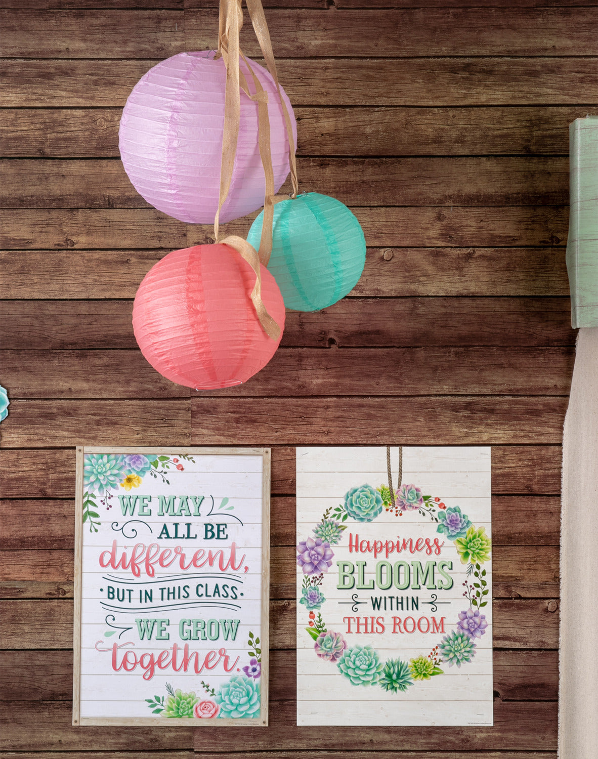 Happiness Blooms Within This Room Positive Poster