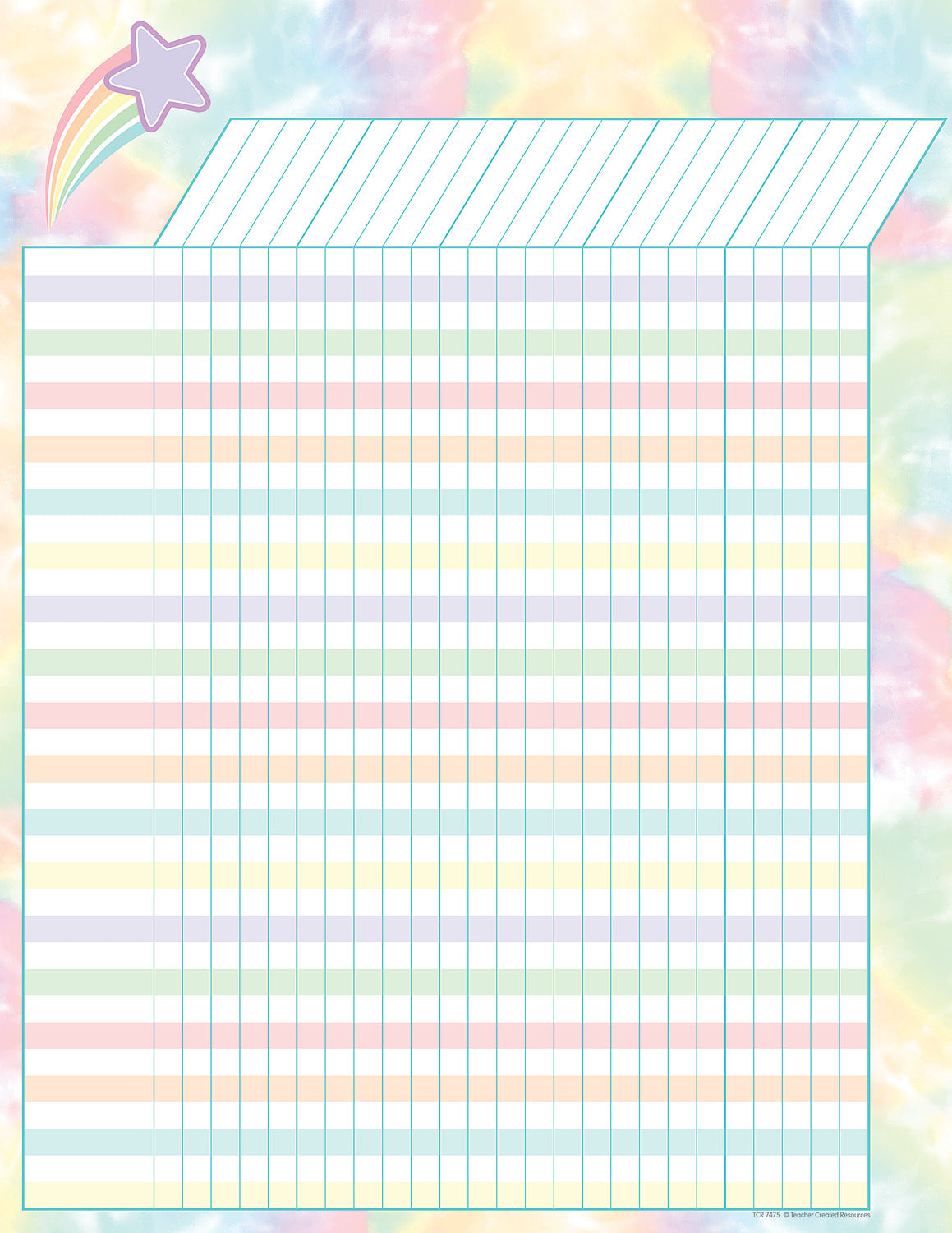 Pastel Pop Incentive Chart