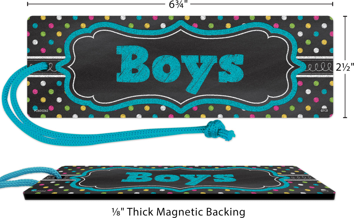 Chalkboard Brights Magnetic Boys Pass