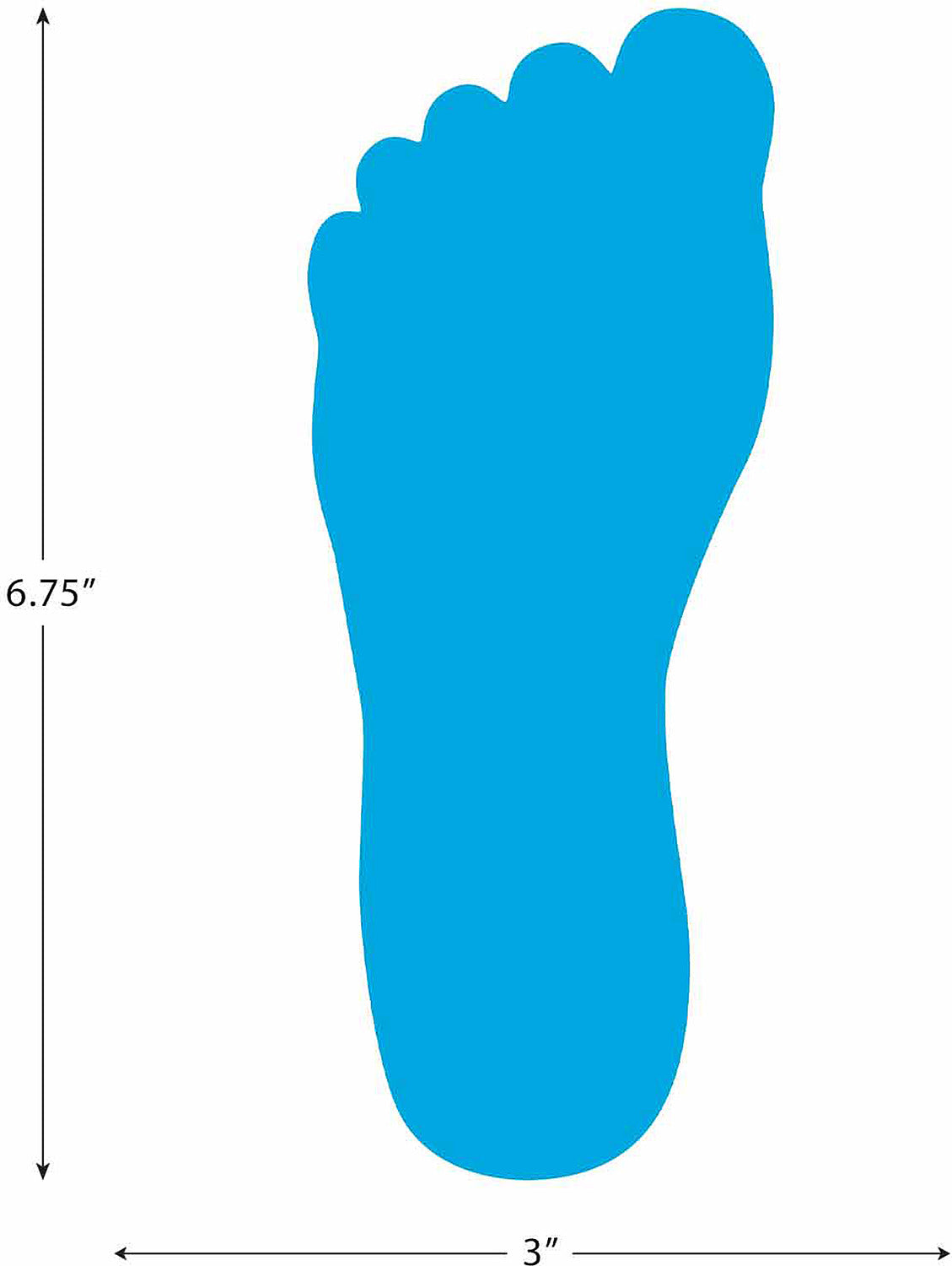 Spot On® Carpet Markers Footprints - 7"