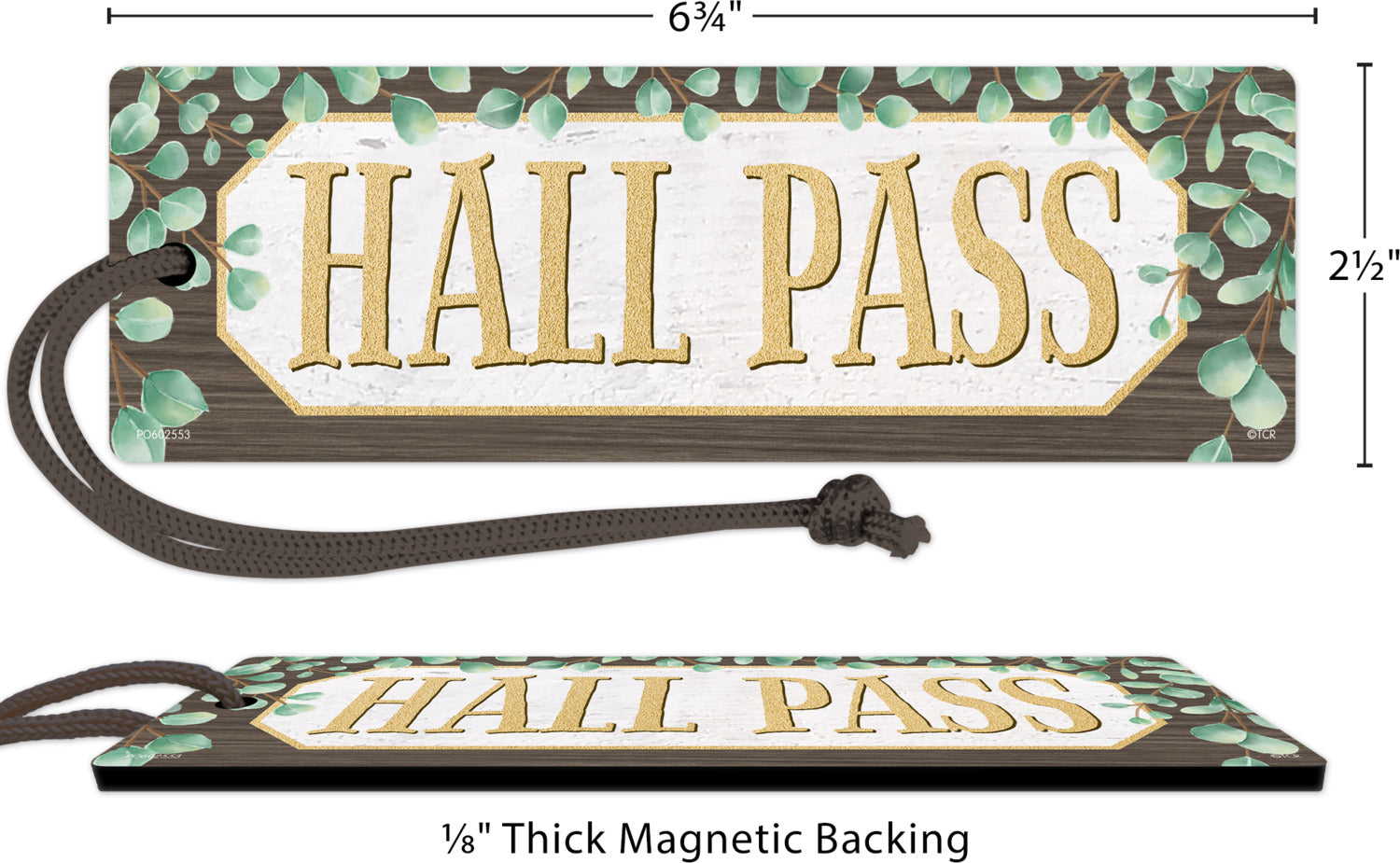 Eucalyptus Magnetic Hall Pass