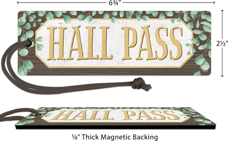 Eucalyptus Magnetic Hall Pass