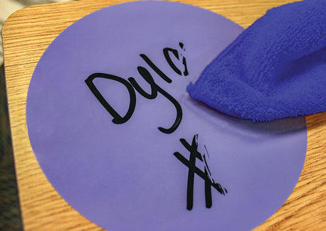 Spot On® Dry-Erase Desktop Writing Spots Bright Circles - 7"