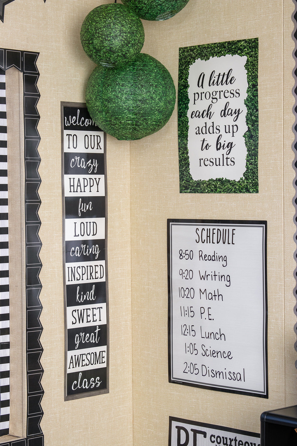 A Little Progress Each Day Adds Up to Big Results Positive Poster