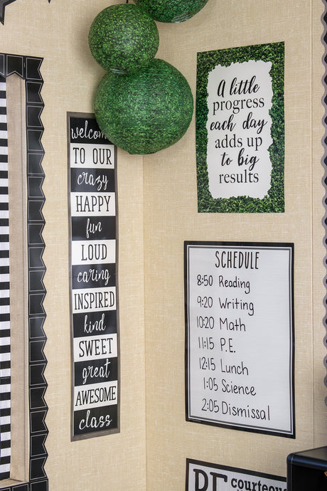 A Little Progress Each Day Adds Up to Big Results Positive Poster