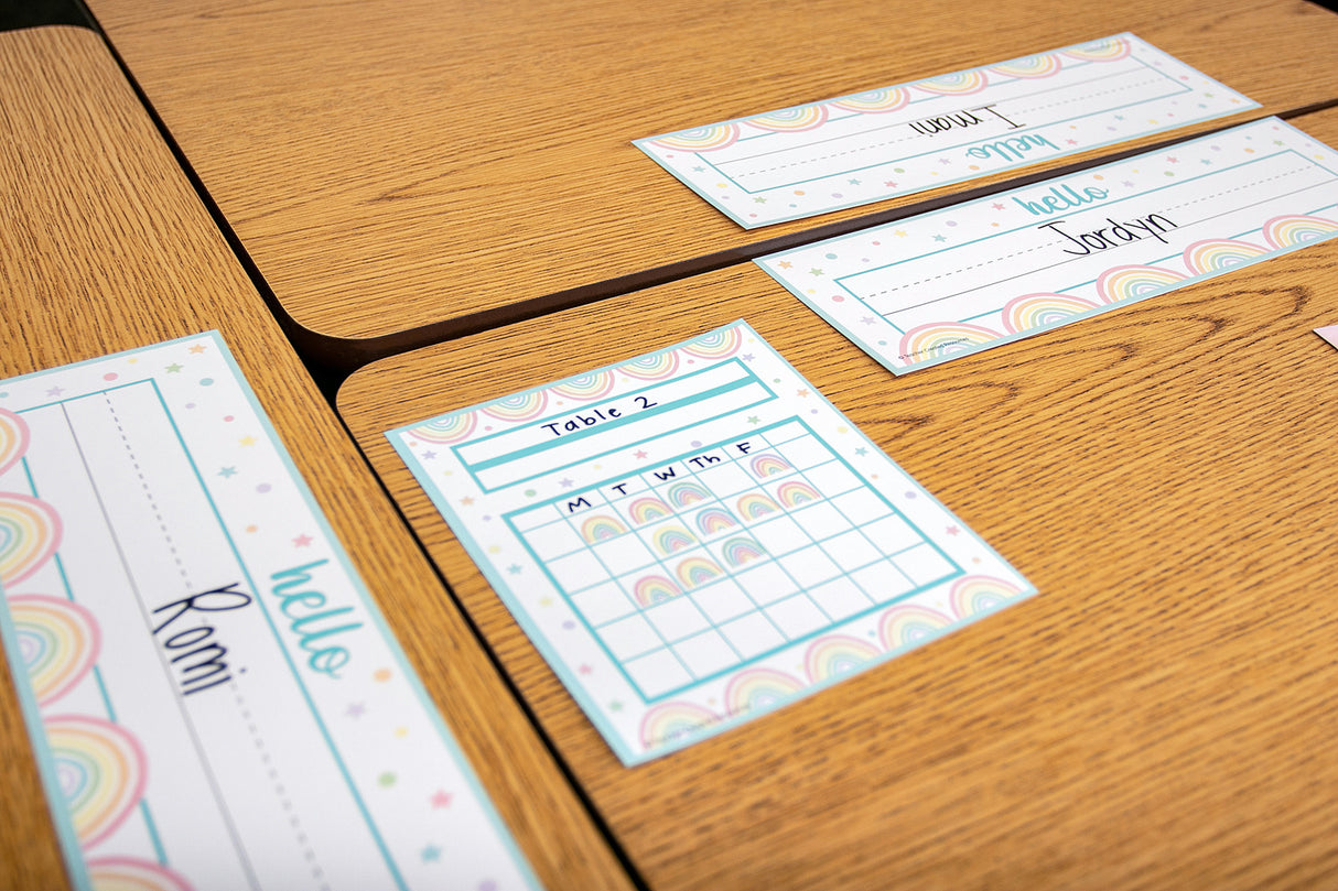 Pastel Pop Incentive Charts