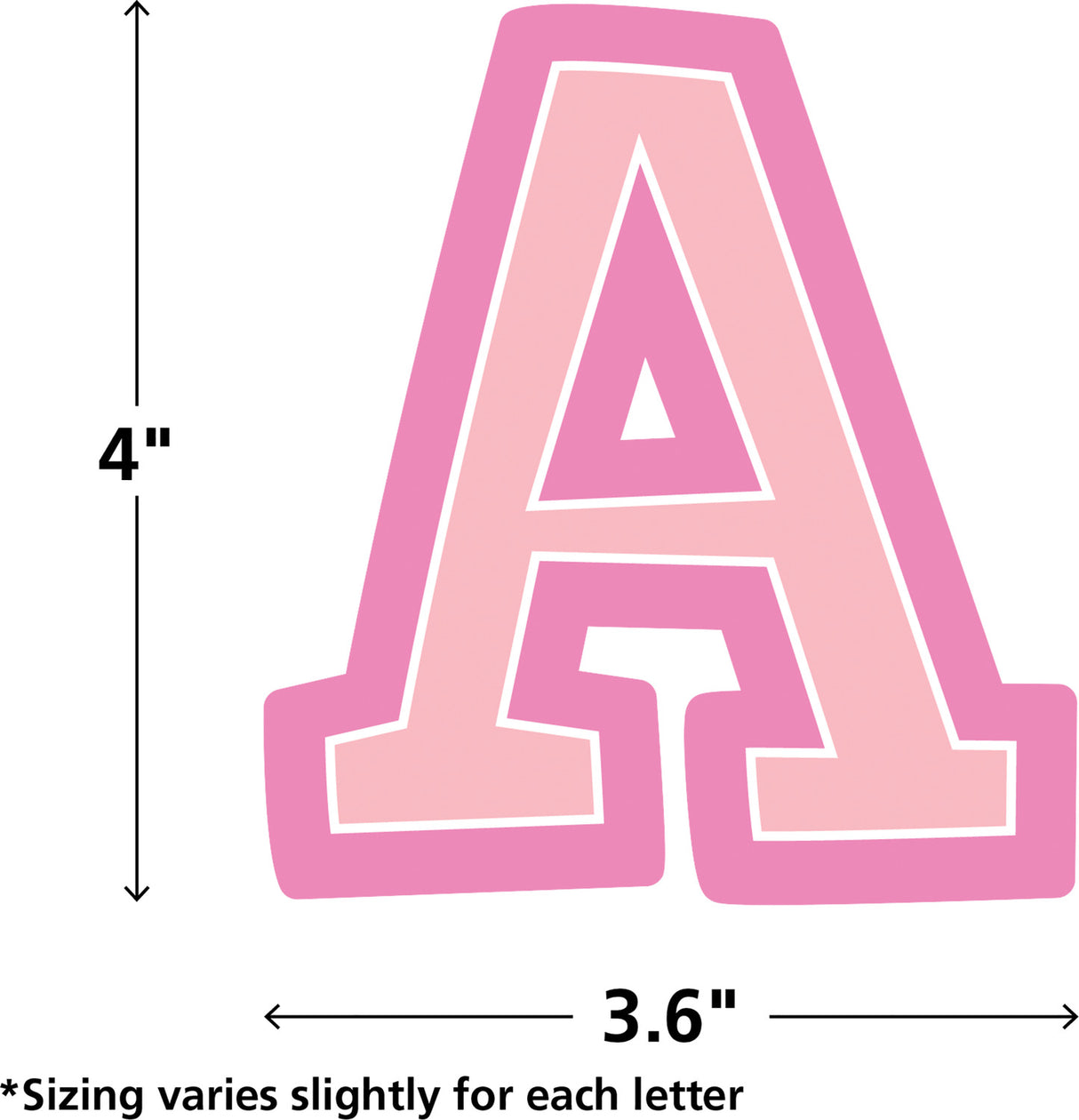 Pastel Pop Bold Block 4" Letters Combo Pack