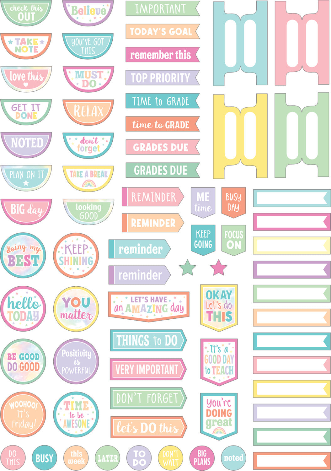 Pastel Pop Lesson Planner