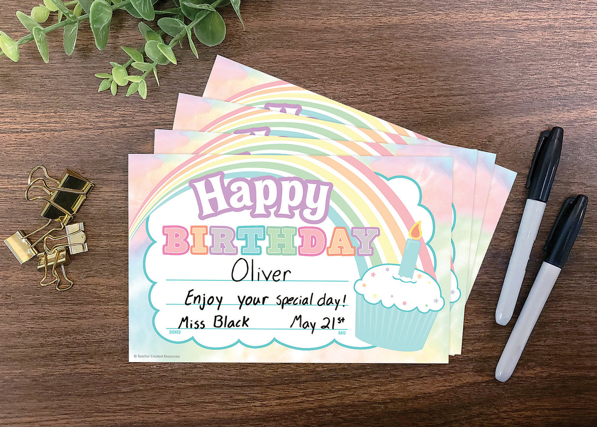 Pastel Pop Happy Birthday Awards