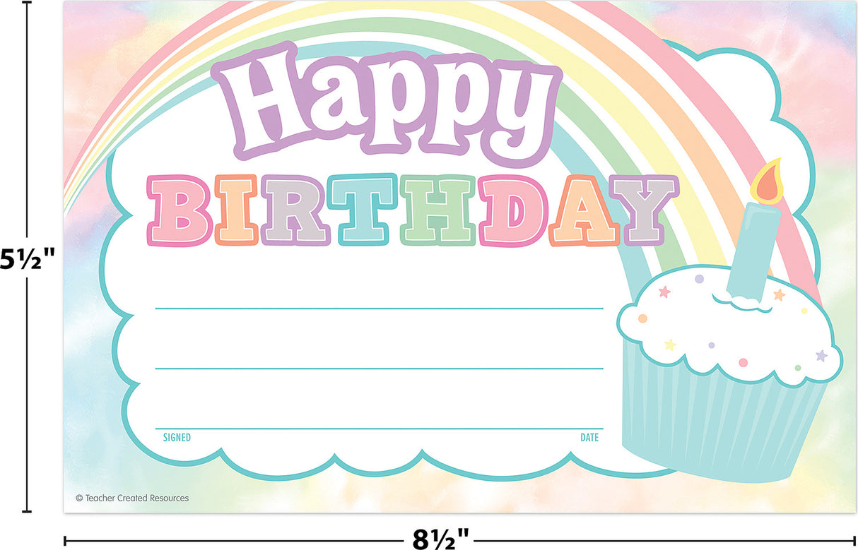 Pastel Pop Happy Birthday Awards