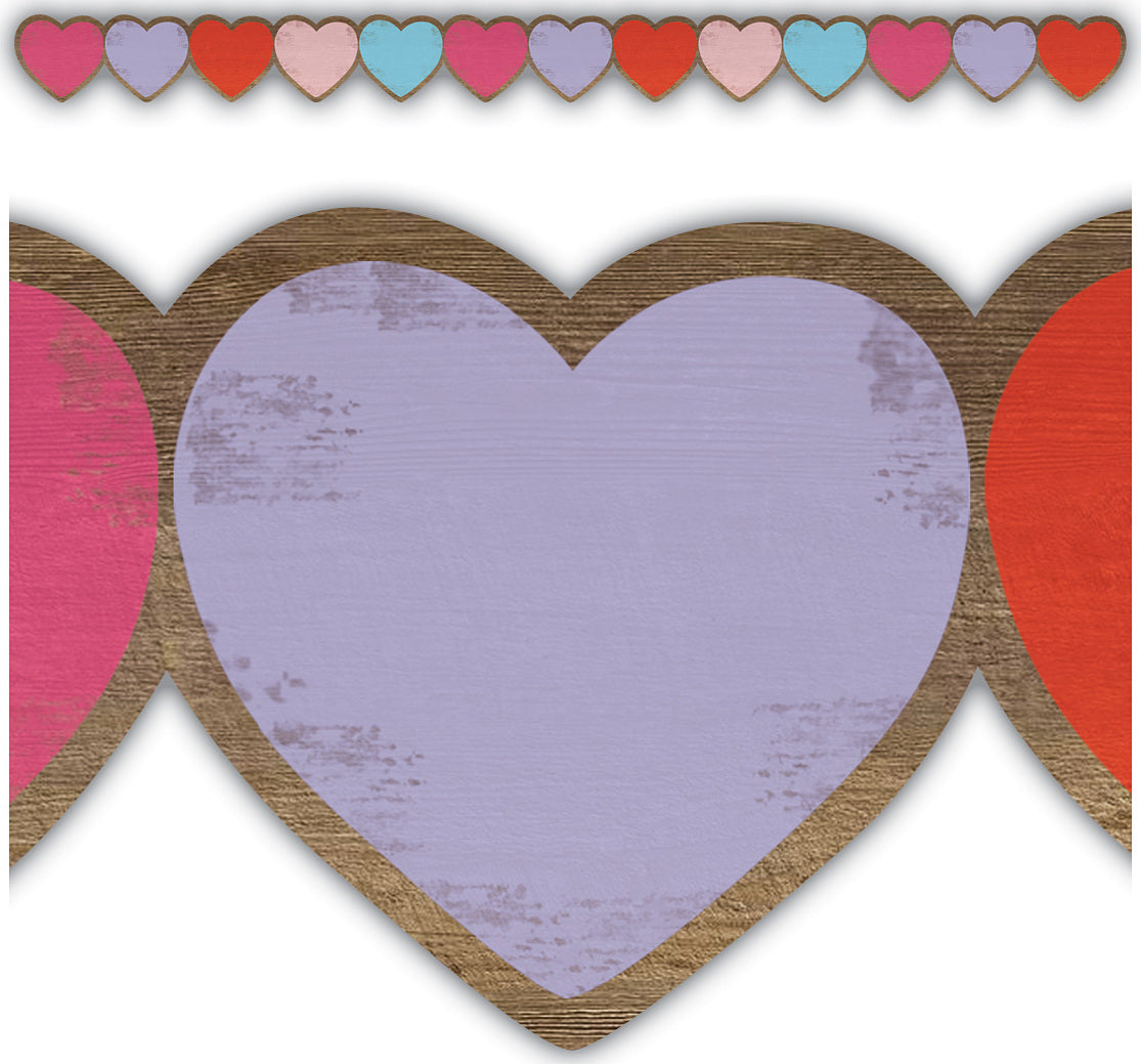 Home Sweet Classroom Hearts Die-Cut Border Trim
