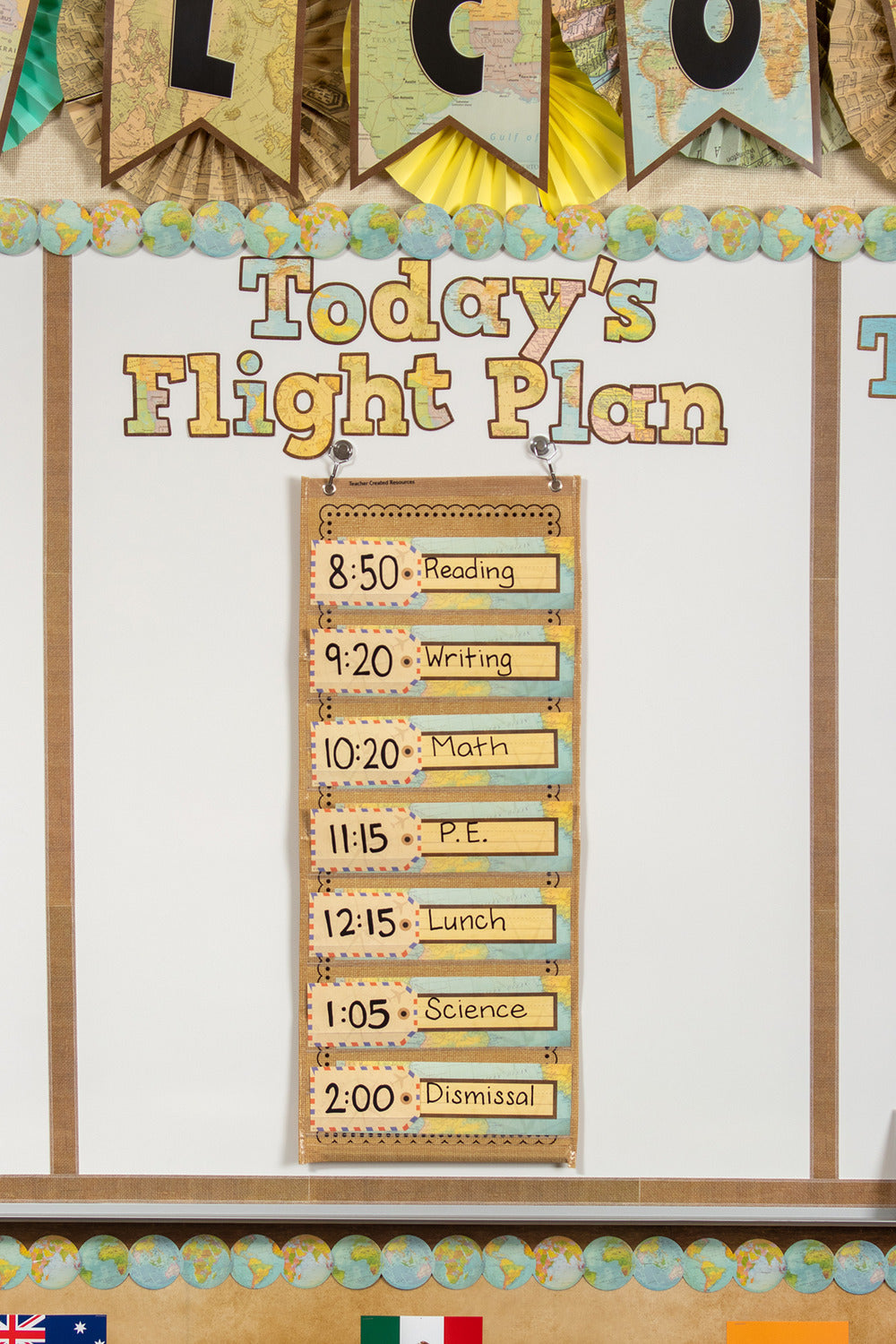 Travel the Map Bold Block 4" Letters Combo Pack