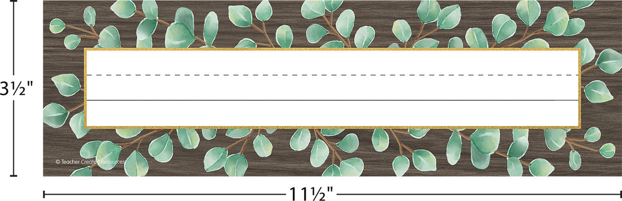 Eucalyptus Flat Name Plates