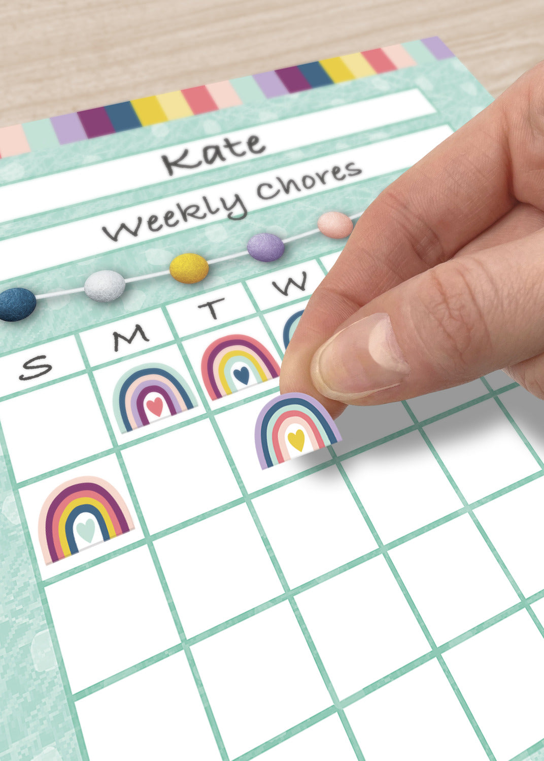 Oh Happy Day Rainbows Mini Stickers