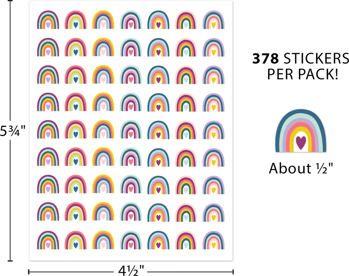 Oh Happy Day Rainbows Mini Stickers