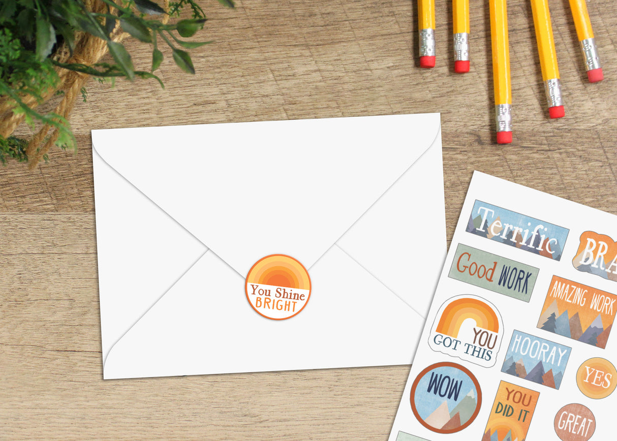 Moving Mountains Stickers