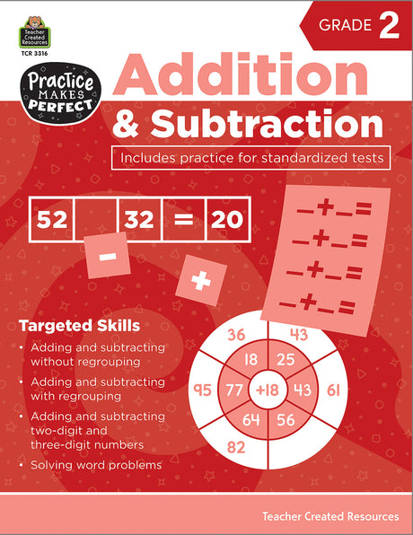 Practice Makes Perfect: Addition & Subtraction, 2nd Edition (Gr. 2)