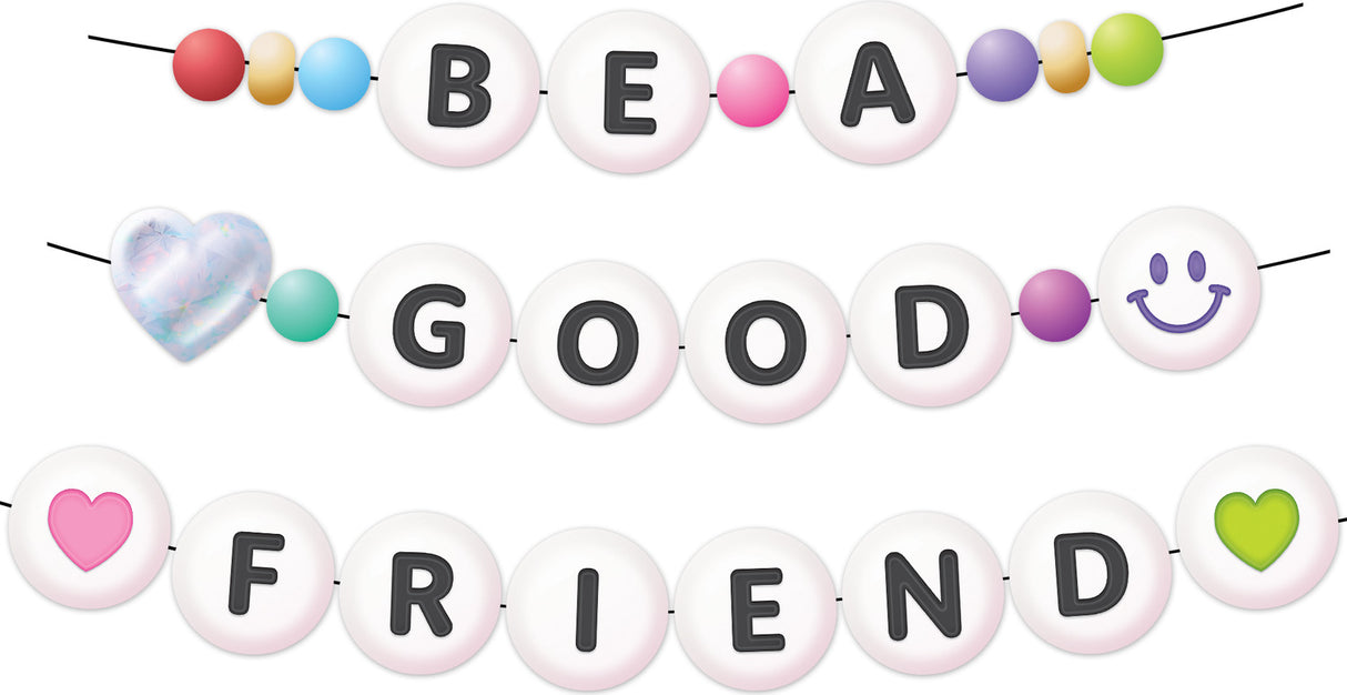 Friendship Beads Circle Letters