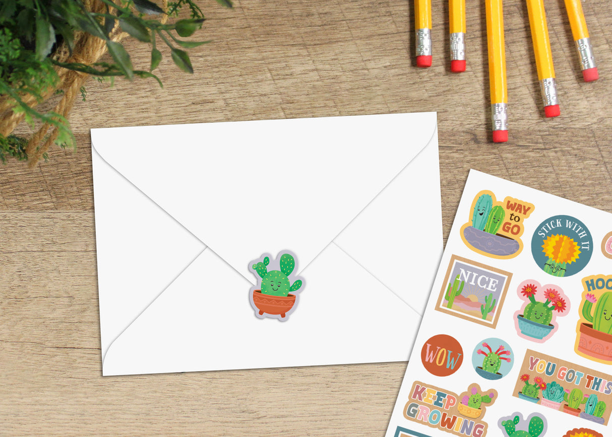 Happy Cactus Crew Stickers