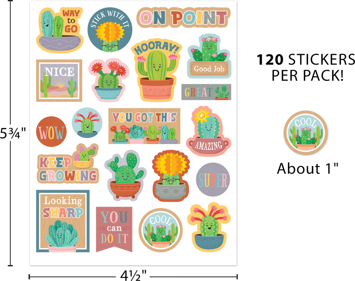 Happy Cactus Crew Stickers
