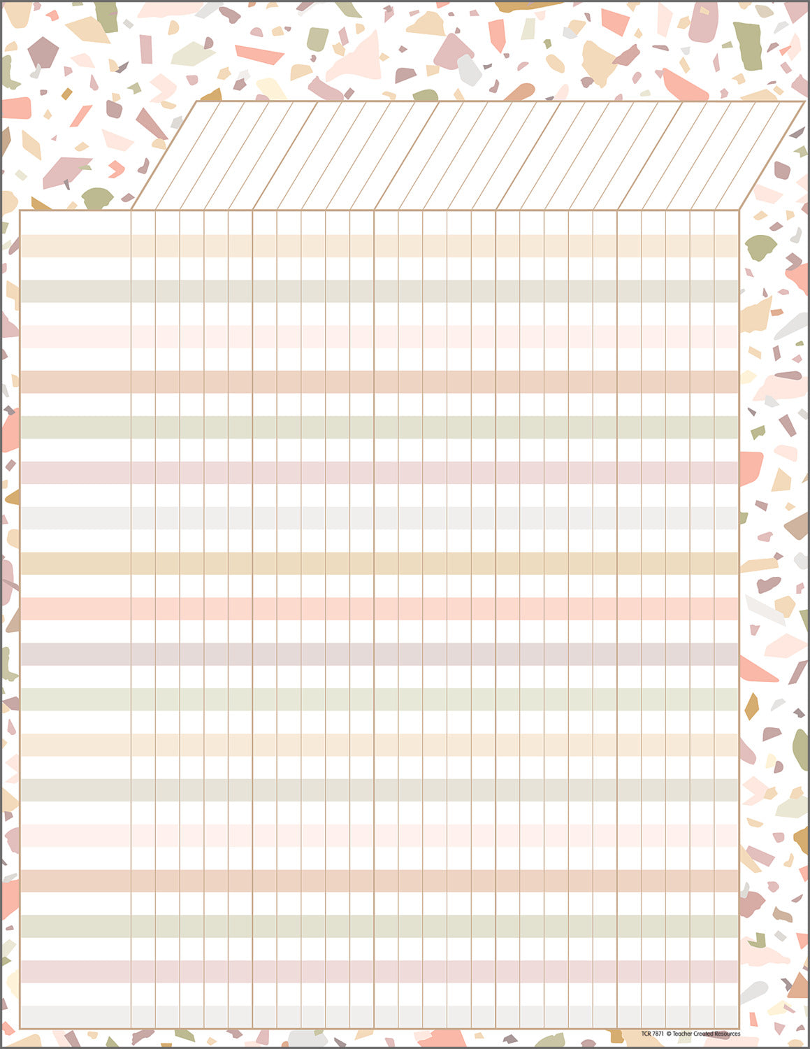 Terrazzo Tones Incentive Chart