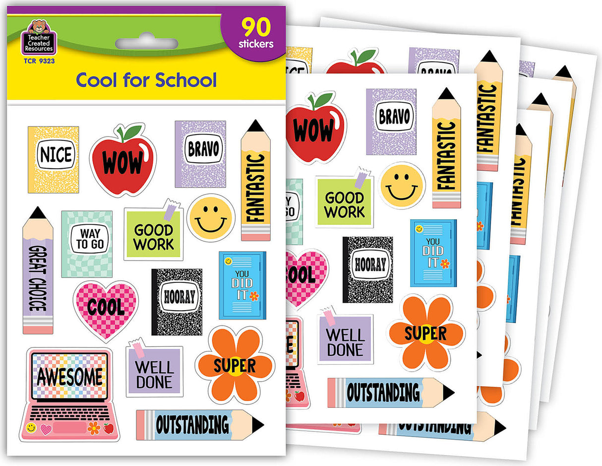 Cool for School Stickers