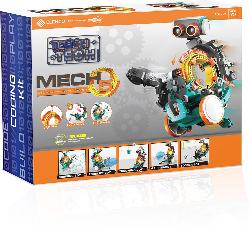 Teach Tech MECH 5 Mechanical Coding Robot