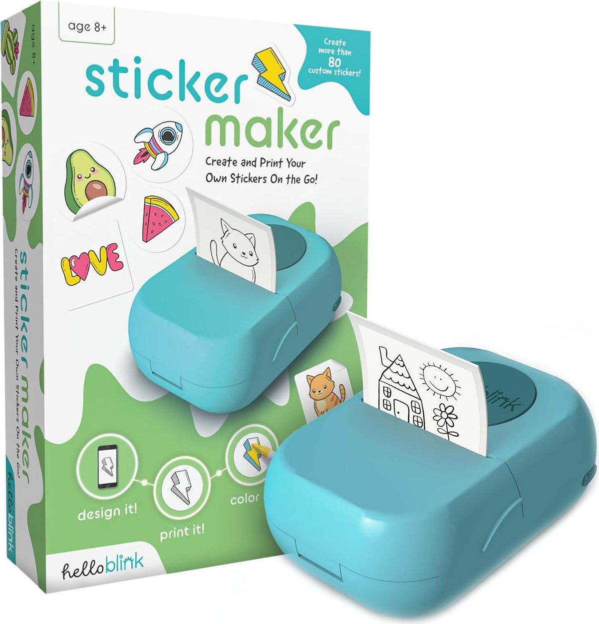 Hello Blink Sticker Maker