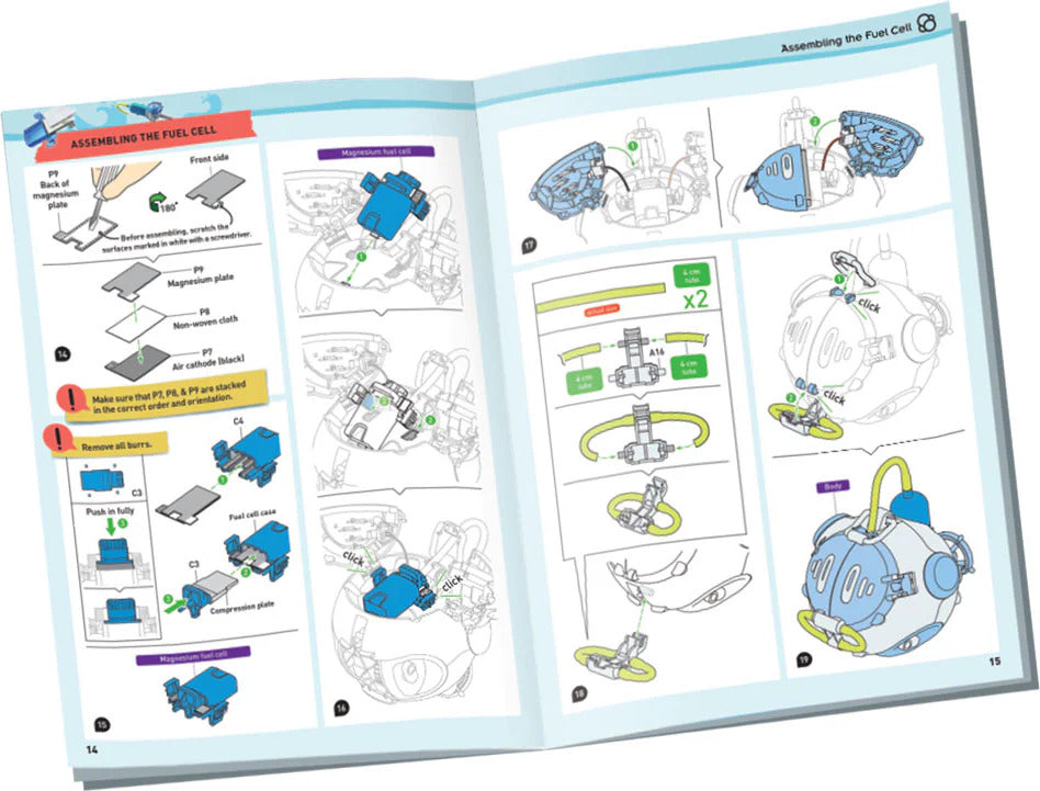 Saltwater Fuel Cell Robot