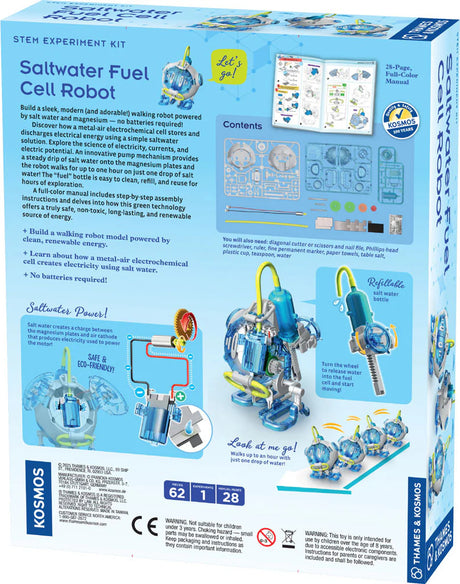 Saltwater Fuel Cell Robot