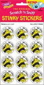 Bee-utiful! - Honey scent Retro Stinky Stickers® (24 ct.)