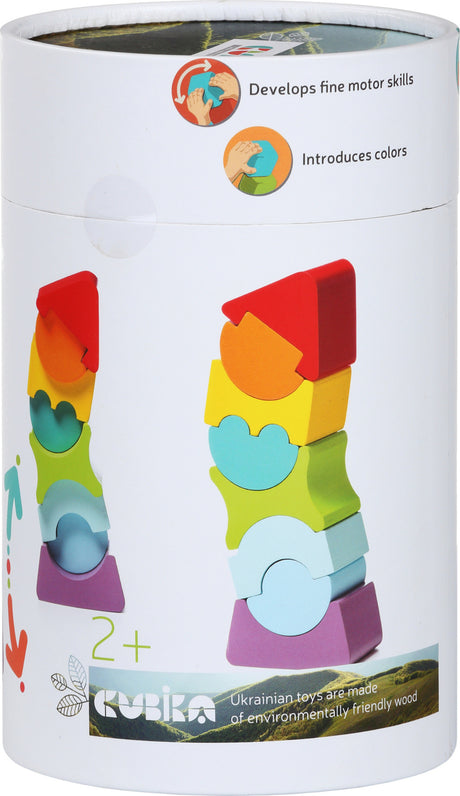 Cubika Flexible Tower Wooden Toy